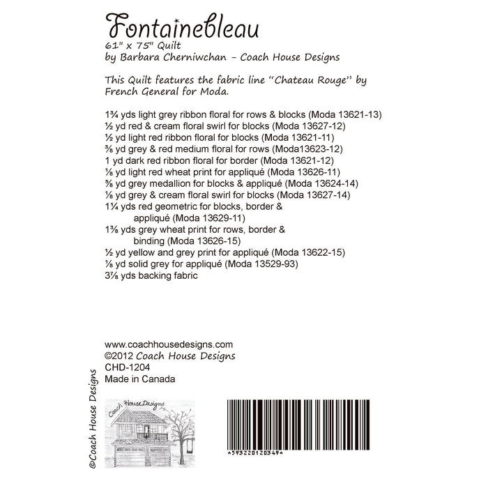 Fontainebleau Downloadable PDF Quilt Pattern