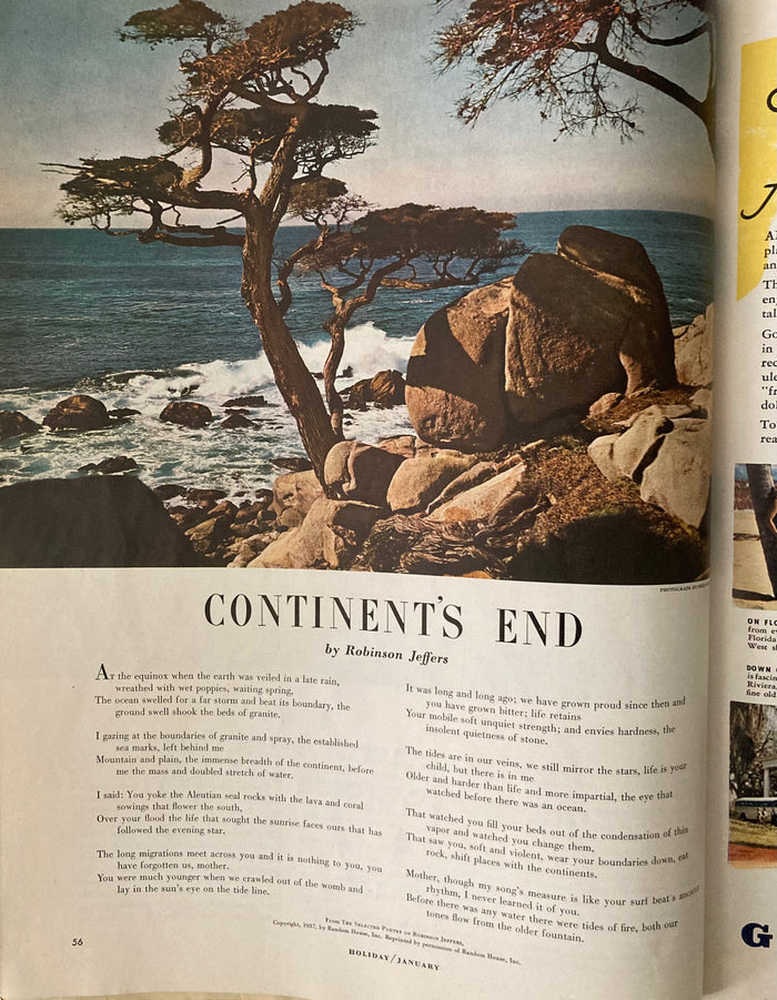 (California) Holiday. (Magazine) January, 1947. Vol. 2, No. 1.