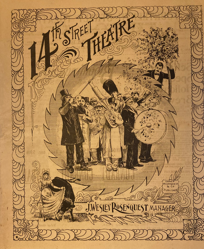 Wallack's Theatre, NY. Lillah McCarthey & Granville Barker star in "The Man Who Married a Dumb Wife." March 22, 1915.