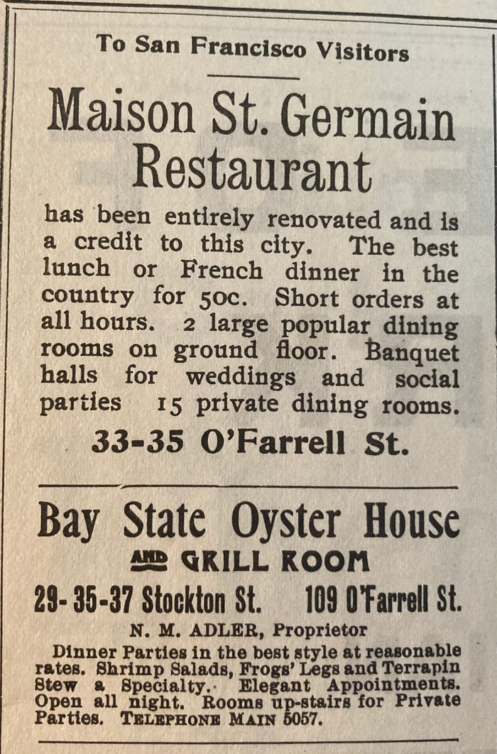 Columbia Theatre, SF. "The Strollers." Oct. 6, 1902.