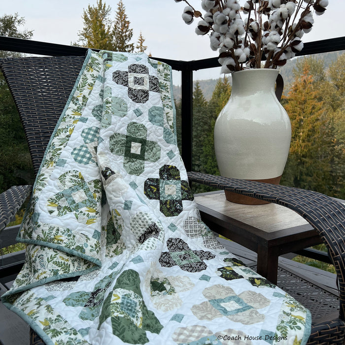A Layer of Blooms Quilt Pattern