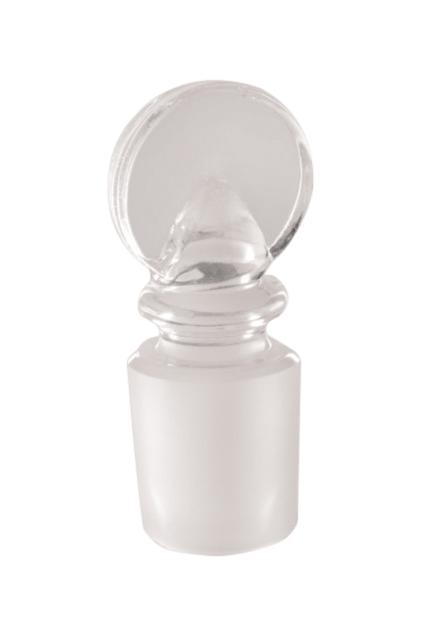 Borosil® Solid Penny Head Glass Stopper Interchangeable Ground Joint 29/32 - CS/20 - SolventWaste.com