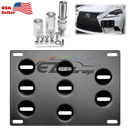 Bumper License Plate Bracket Tow Hook Mount Relocator For BMW MINI