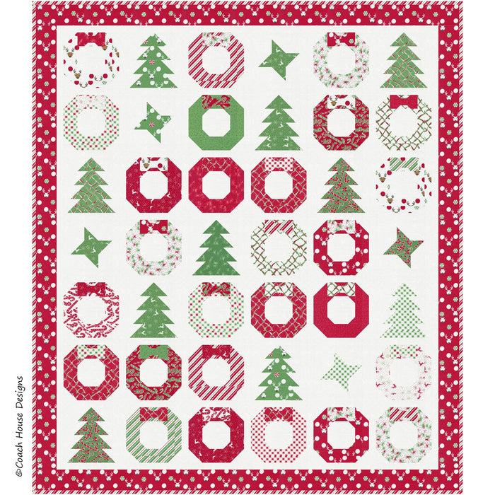 Christmas Cheer Quilt Digital Image featuring Reindeer Games by Me & My Sister