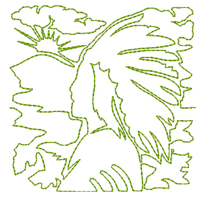 Continuous Line Thanksgiving [4x4] 10953 Machine Embroidery Designs
