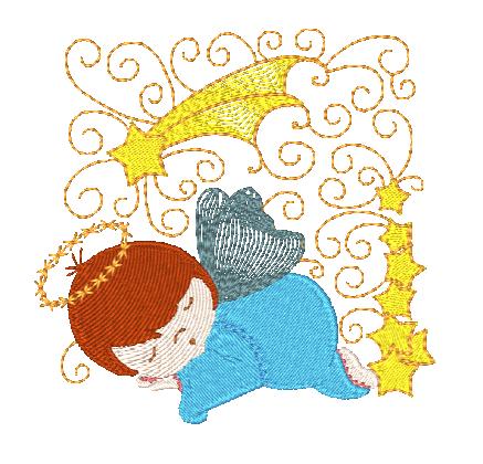 Curly Angel Blocks   ATWS-10132