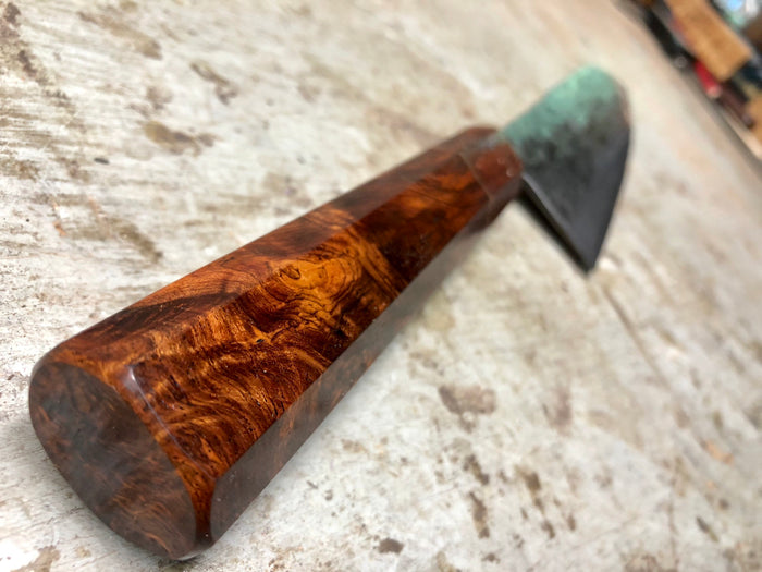 Custom 240 Gyuto - Yoshimune (Sumio Kawamura San) with Black Cocobolo Burl