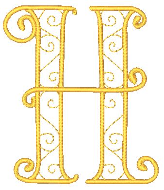 Decorative-Curly-Alphabet-LM [4x4] 11752  Machine Embroidery Designs
