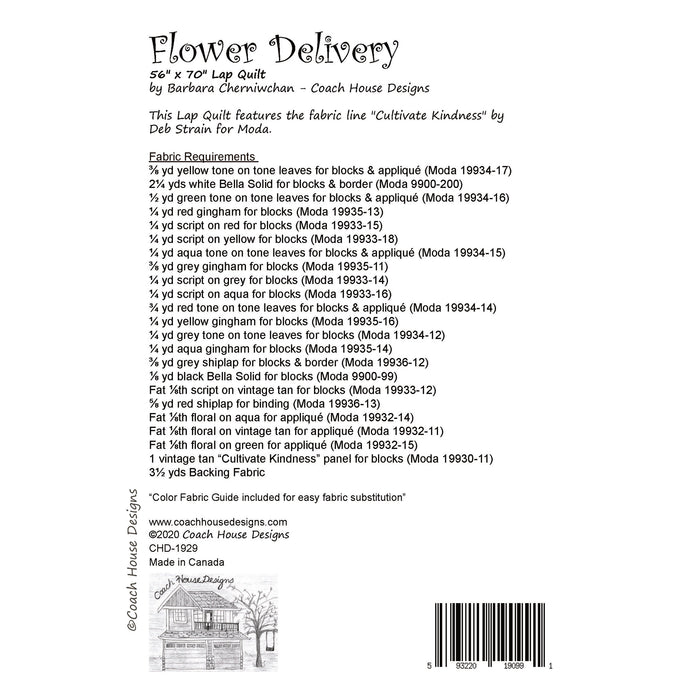 Flower Delivery Downloadable PDF Quilt Pattern