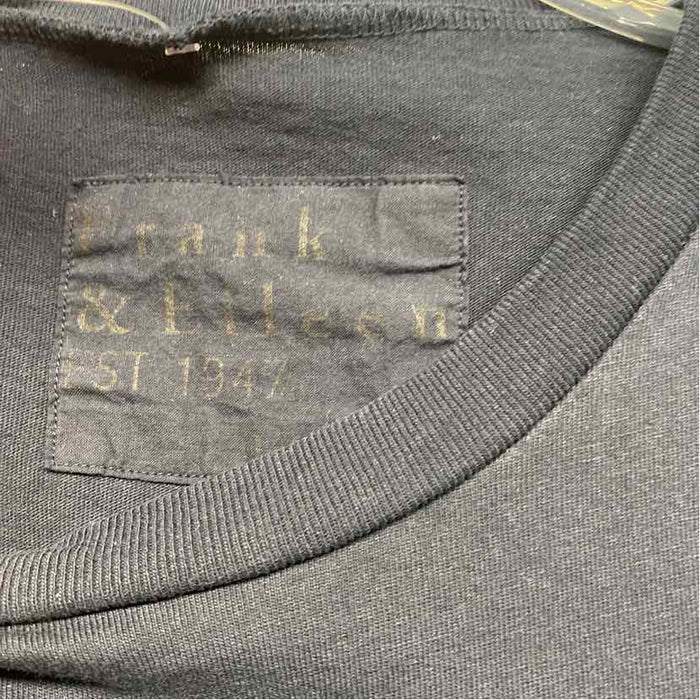 Frank & Eileen Est 1947 Size L Women's Black Solid T-Shirt Dress
