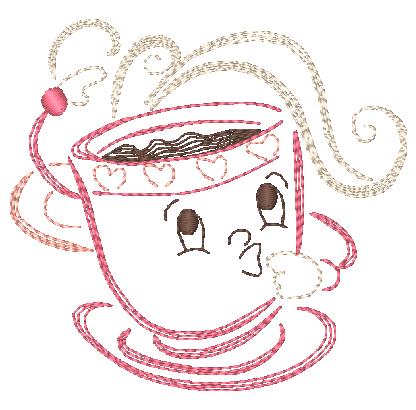 Funny Coffee [4x4] 11274 Machine Embroidery Designs