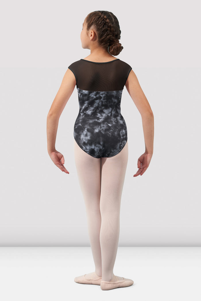 Girls Mirella Watercolour Cap Sleeve Leotard - BLOCH EU