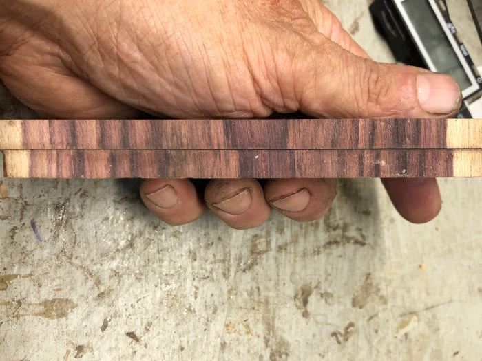 Kingwood knife scales - 6x2x5/16”