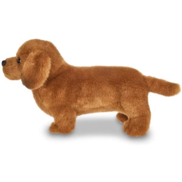 Plush Stuffed Dachshund Puppy Dog Frankie Side