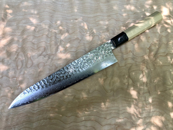 Sakai Takayuki Stainless Hammered Damascus 45 Layer - 240 (10”) Gyuto Chef knife