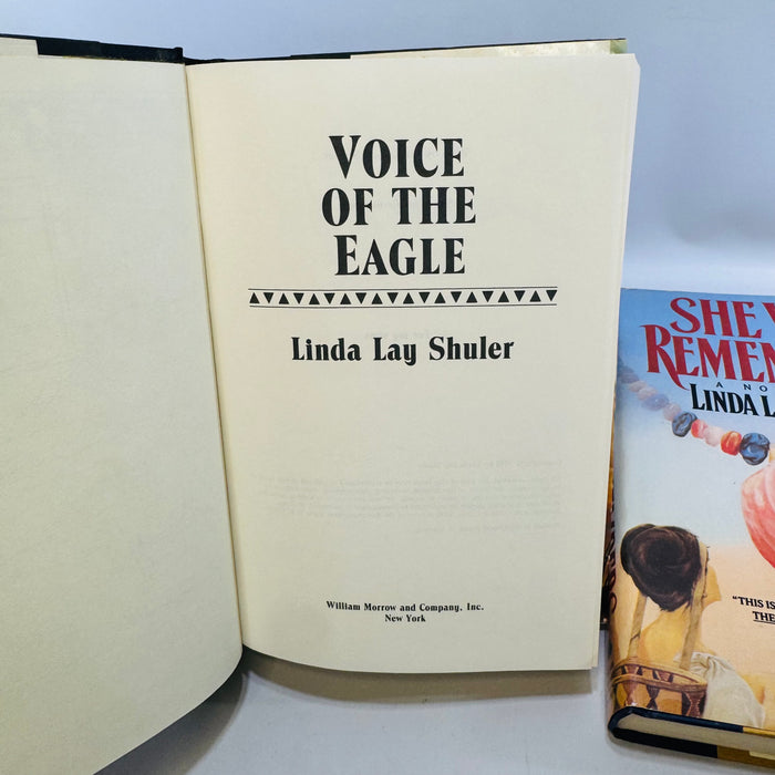 She Who Remembers & Voice of the Eagle Book Bundle— Linda Lay Shuler Native American Sagas