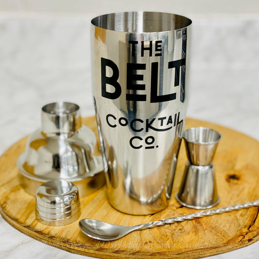 The Belt Cocktail Co. Cocktail Shaker 3pc Set Cocktail Shaker The Belt Cocktail