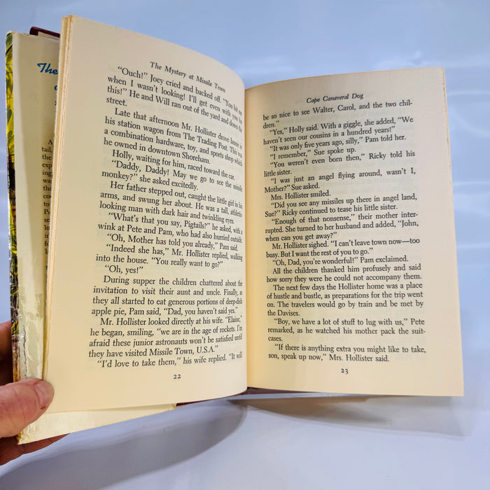 The Happy Hollisters and the Mystery at Mission Town by Jerry West (1961), Doubleday & Company Inc., Hardcover with Dust Jacket