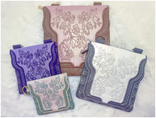 TopZip Flap Bag - Baroque Style