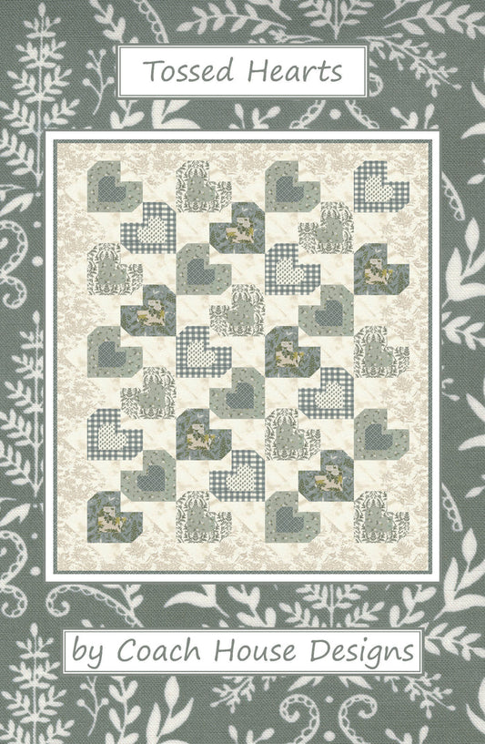 Tossed Hearts Quilt Pattern
