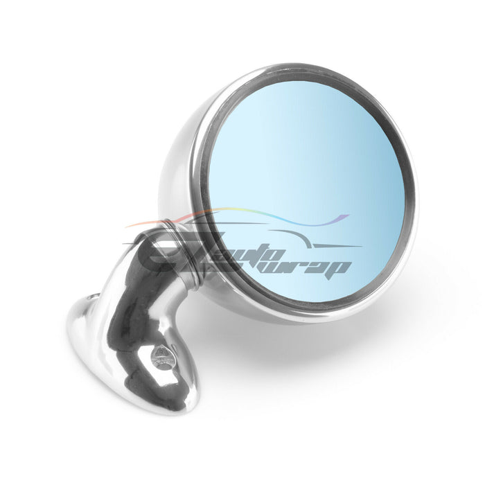 Universal Chrome Hotrod Muscle Car Vintage Side Mirror Set Both Driver Passenger PC-MI27