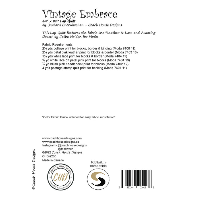 Vintage Embrace Quilt Pattern