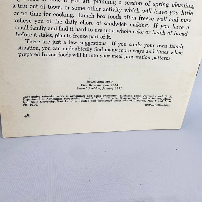 Vintage Home Canning Book Bundle Ball Blue Book No. 29 Ortho All About Pickling & Michigan Freezing Foods
