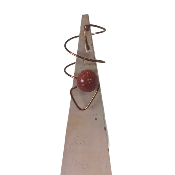 Wire Gold Sand Ring