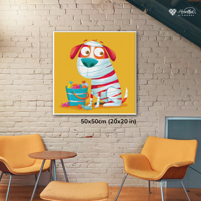 Wrapped Up for Treats Diamond Painting Kit-50x50cm (20x20 in)-Heartful Diamonds
